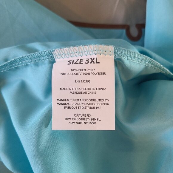 Pusheen Out of Office Pullover Windbreaker Jacket Blue Plus Size 3XL Culture Fly - Picture 5 of 8